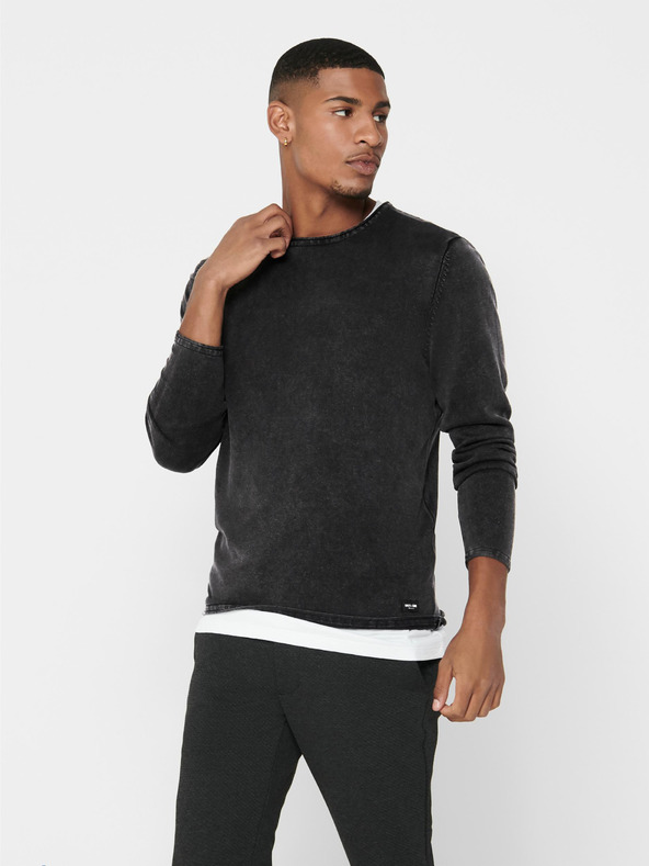 ONLY & SONS Garson Sweater Black