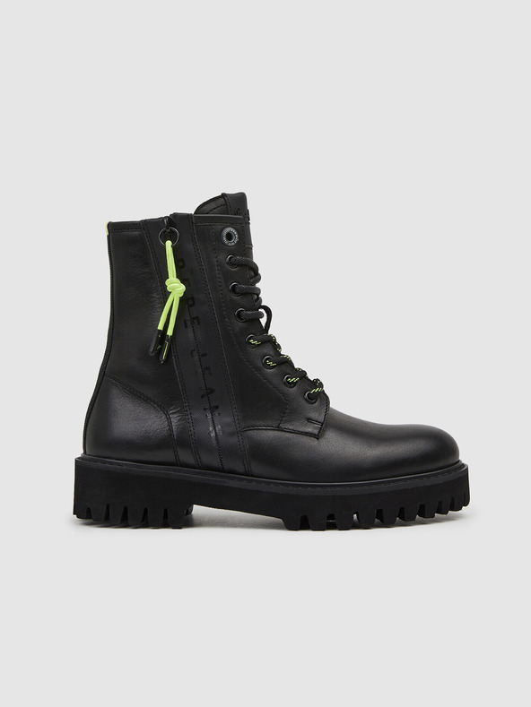 Pepe Jeans Trucker Ankle boots Black